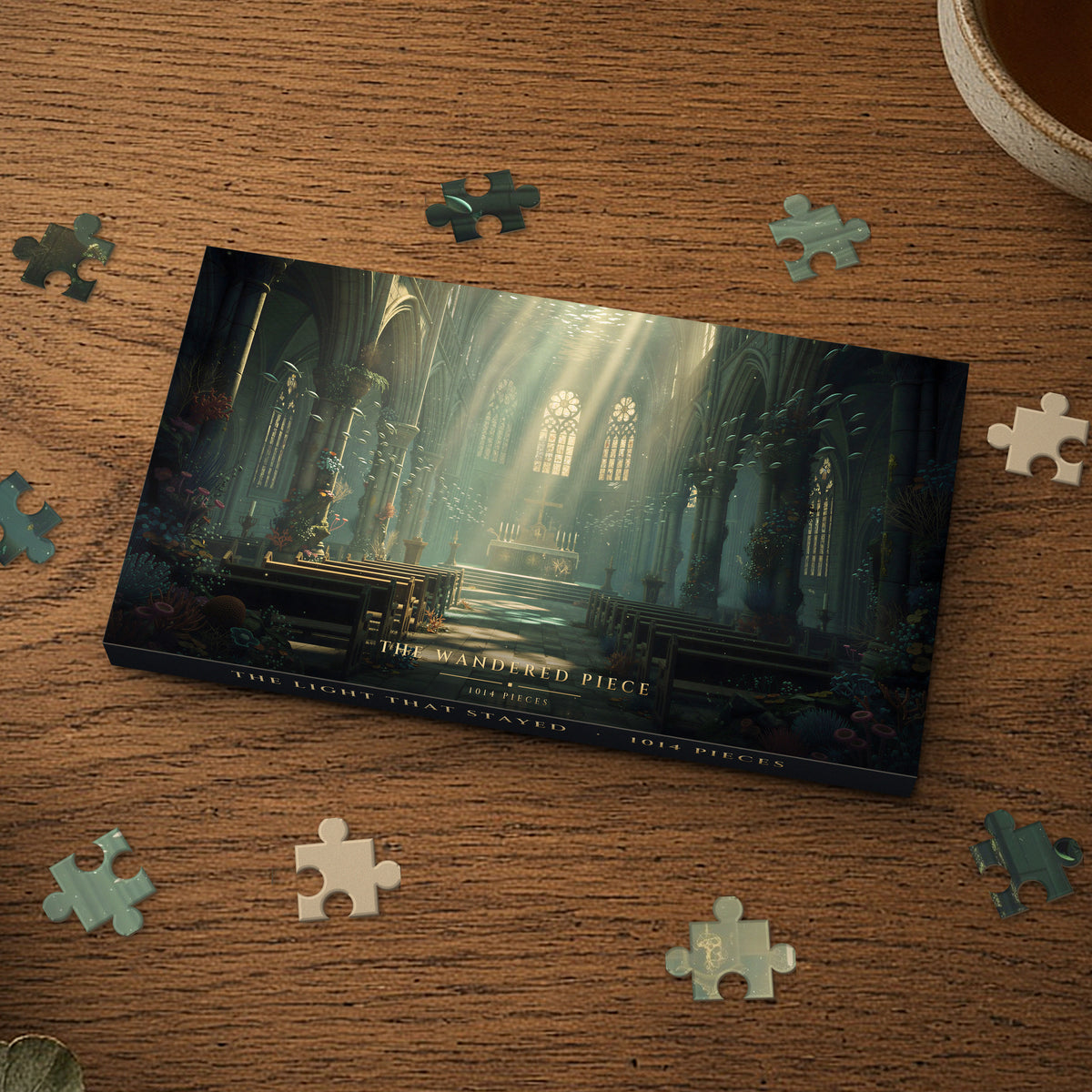 The Light That Stayed 1014 piece puzzle box, box design shown for illustration