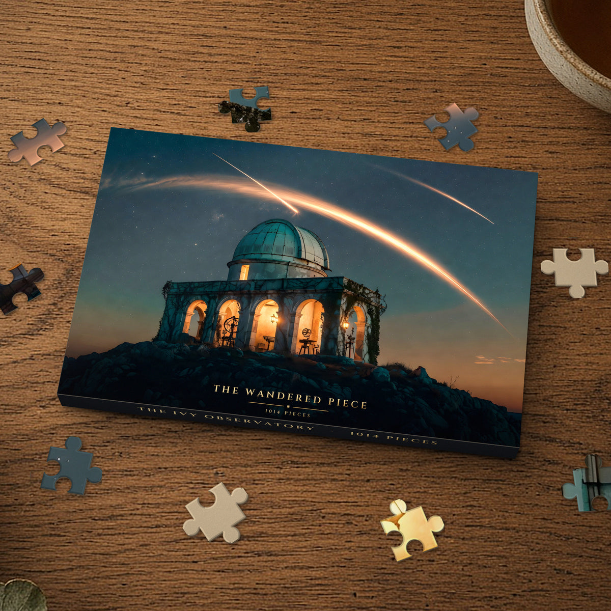 The Ivy Observatory 1014 piece puzzle box, box design shown for illustration